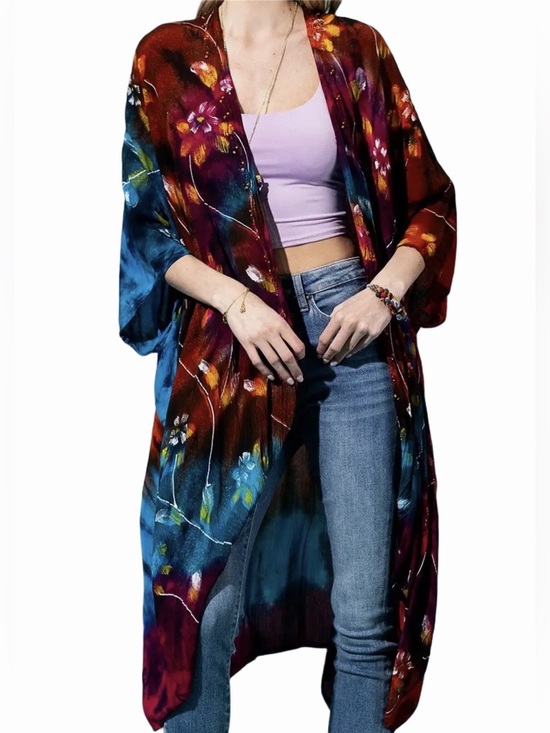 ruggine Other - Ruggine Tie-Dye Floral Kimono